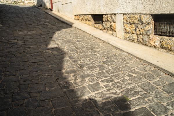 Stone Sidewalk Repair in Silver Spring