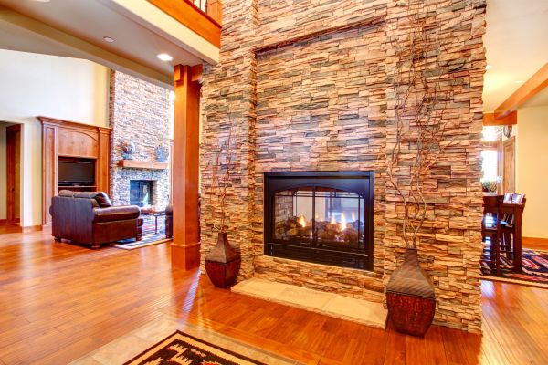 Stone Hearth Installation in Silver Spring